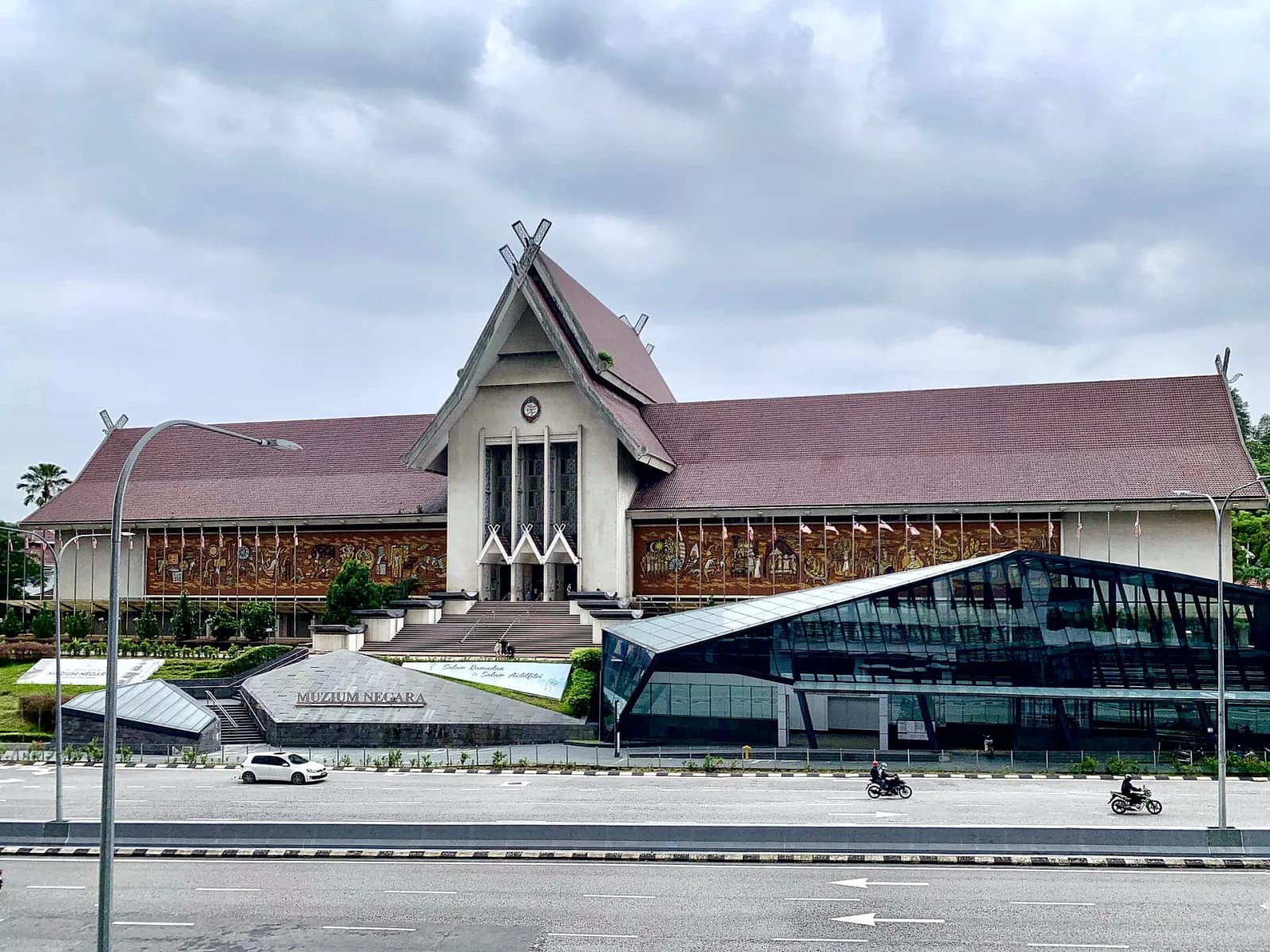 The southern facade of Muzium Negara in Kuala Lumpur